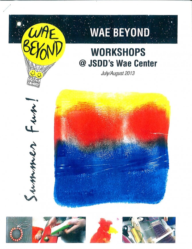 WAE Beyond Workshops July/Aug 2013